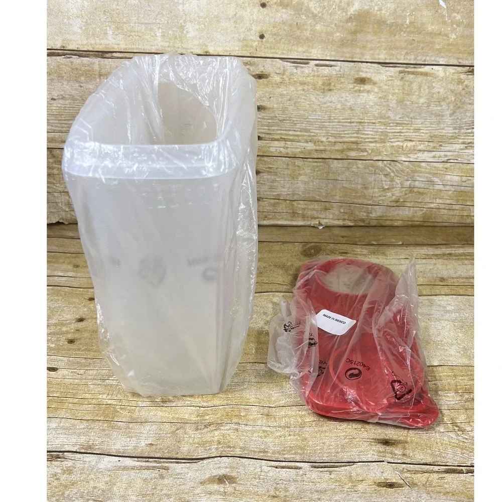 Tupperware Cereal Storer Large Red New Airtight Food Storage Container 13 Cup